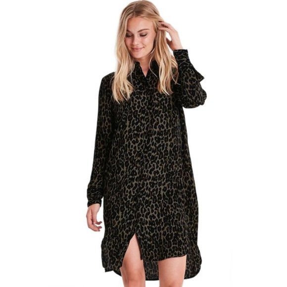 BNWT b.young Leopard Print Dress/Tunic - Picture 2 of 8